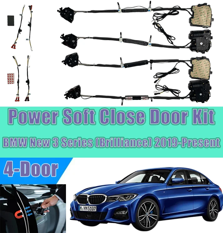 Xcar for BMW New 3 Series (Brilliance) 2019-Present Car OEM Automatic Soft Close Door Electric Suction Kit Auto Power Closing