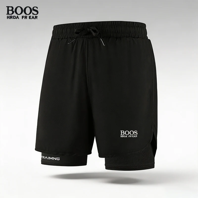 EUR Men's Embroidered Shorts in European Size, High Quality New Product, Sports, Outdoor, Leisure, Comfortable, Soft and Elastic