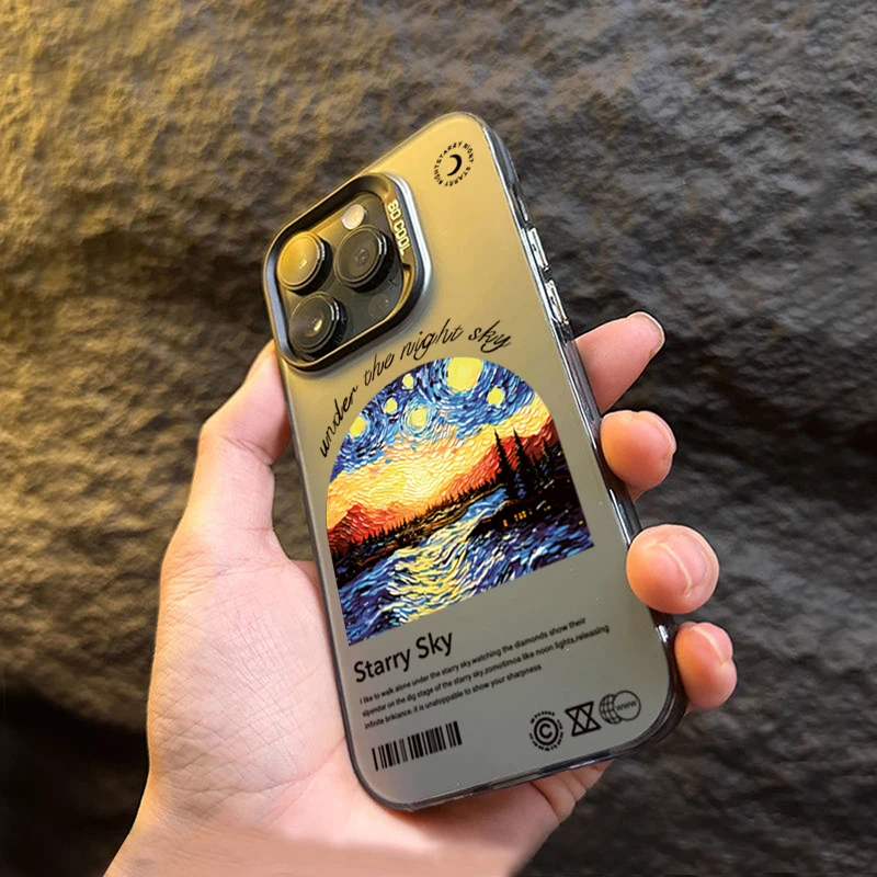 Case For Xiaomi 14 Cases Poco M6 Pro Case Van Gogh Oil Painting Case For Xiaomi 11 Lite 5G NE 13T 12T Poco X6 X5 X3 F5 Pro Cover