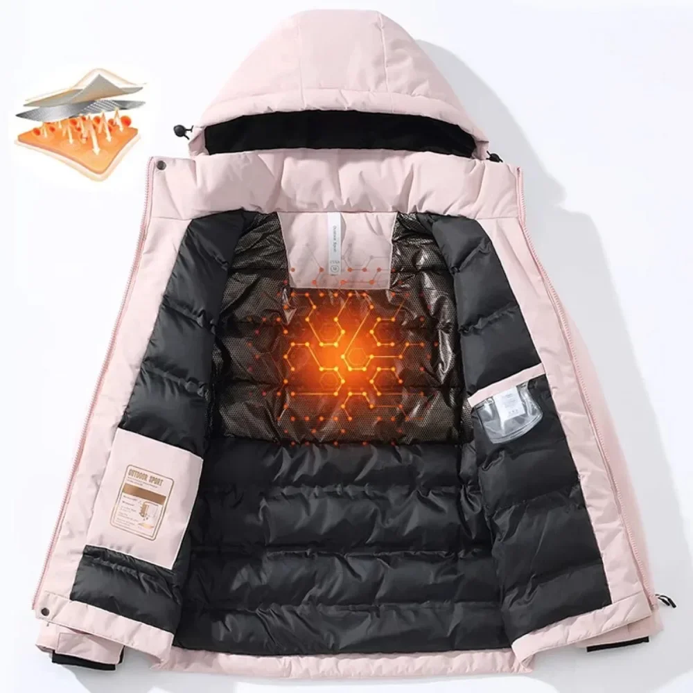 

Лыжный костюм женский, ветрозащитный, водонепроницаемый, утепленный, для зимних видов спорта, куртка для катания на лыжах и сноуборде, женская зимняя куртка