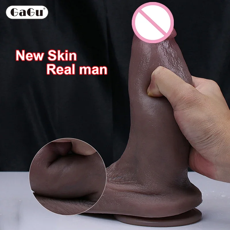 Big Black Penis Soft Realistic Dildos Anal Sex Toys Woman Strapon Vagina Masturbator Huge Suction Cup Cheap For Adults Sexy Shop