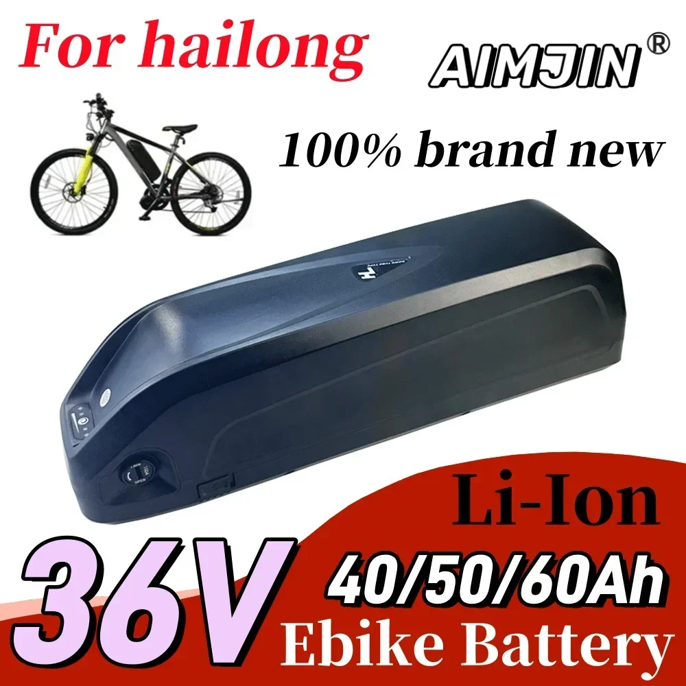 40/50/60Ah New 36V for hailong battery with Charger Full Capacity Battery Pack