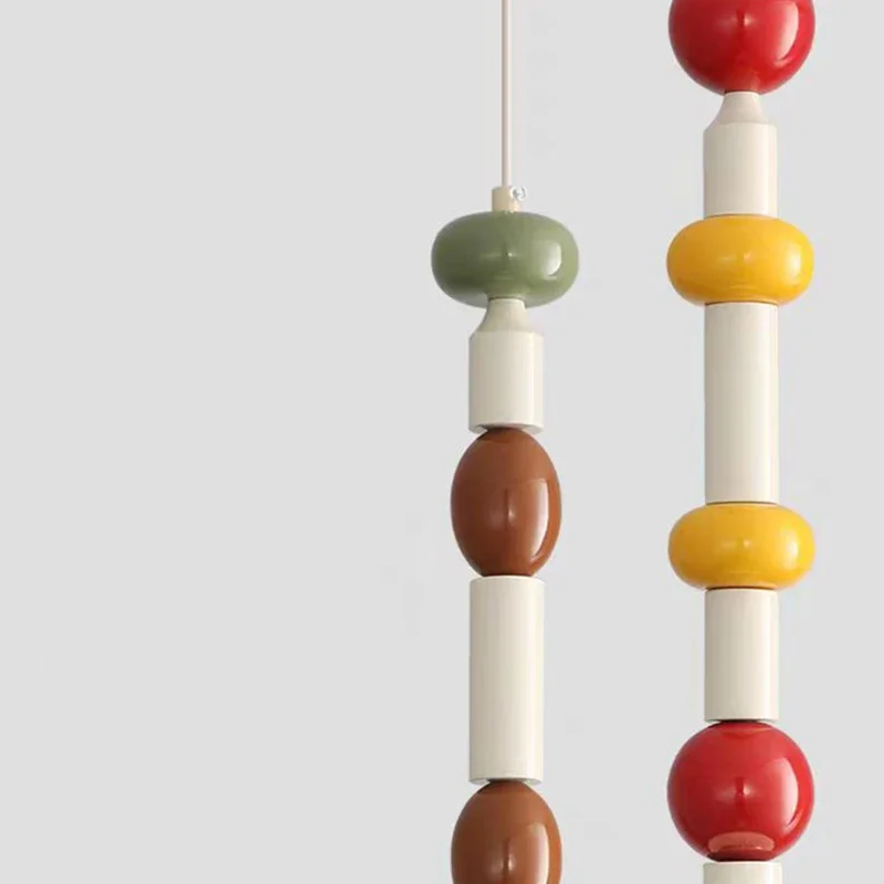 Nordic Color Children's Room Pendant Ins Creative Modern Simple Bedroom Study Living Room LED Eye Protection Lamp