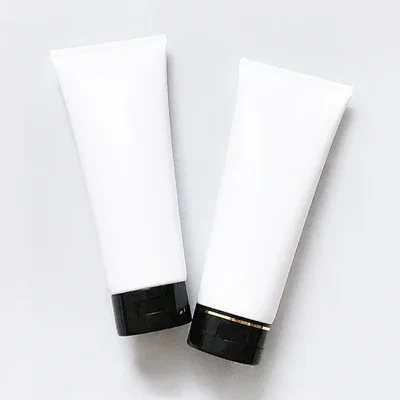 Empty 200g 200ml  Squeeze Bottle 200ml White Plastic Refillable Tube Cosmetic Face Lotion Cream Packaging Container