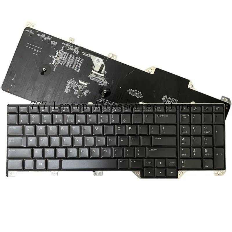 

RGB backlit black keyboard new for Dell Alienware 17 R5 Area 51M 0WYFCV WYFCV IT