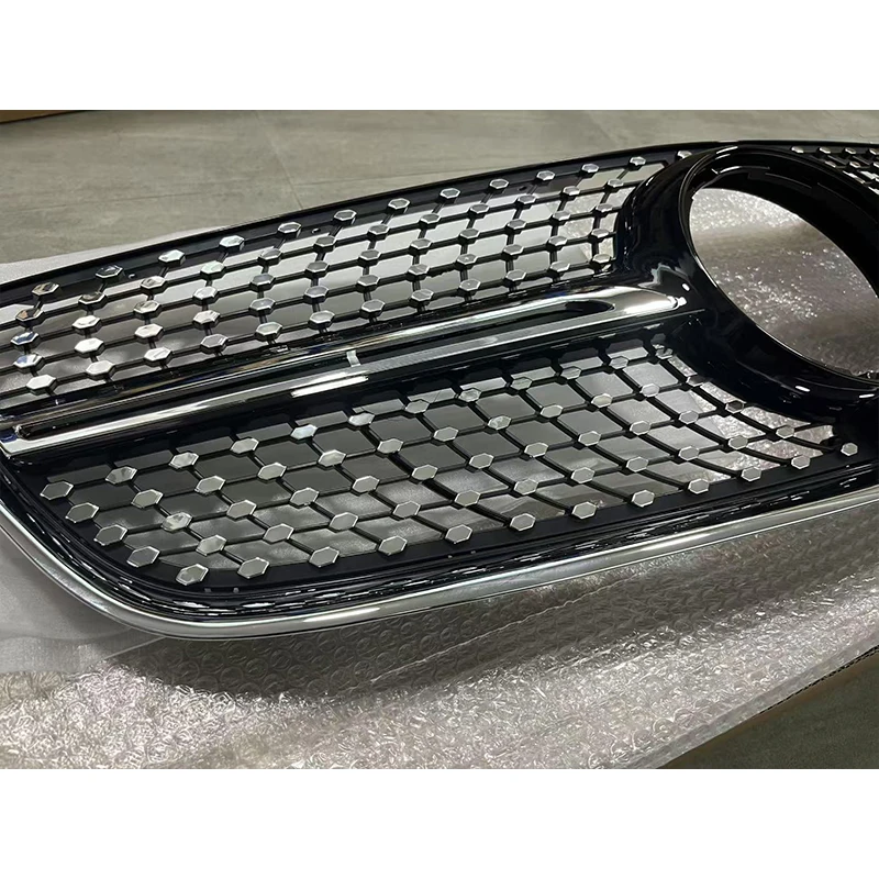 Diamond Style Front Bumper Grille Hood Tuning Racing Grill For Mercedes Benz V Class W447 2015-2019 2020-2023