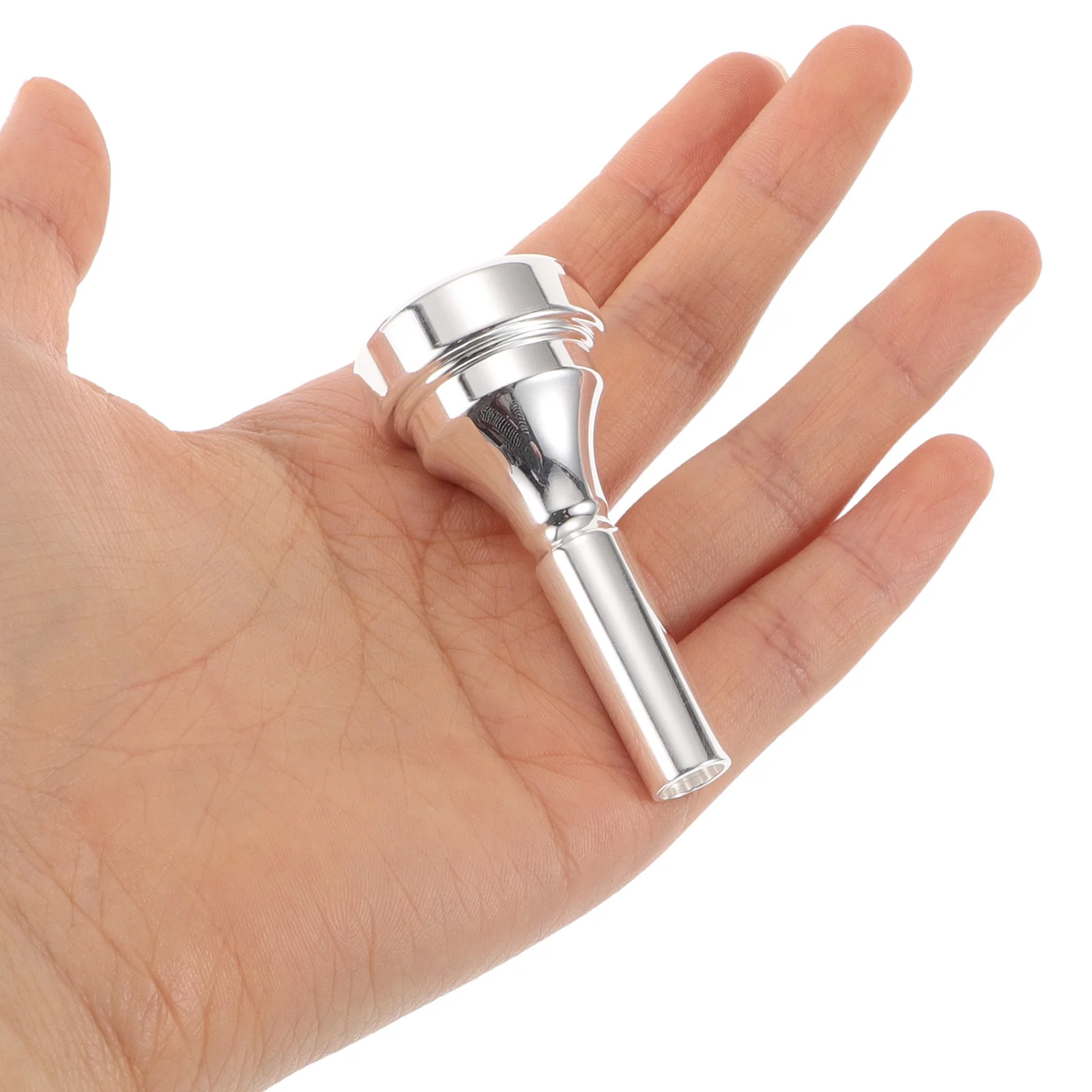 Cornet Mouthpiece Brass Alloy Durable Stylish Accessory for Beginners Professionals Enhances Control Sound Projection - Image 2