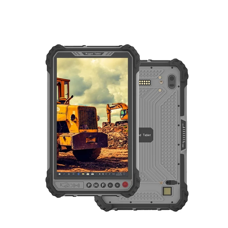 8inch 1920*1200IPS 400nit i5 CPU 8+256GB Rugged Tablet PC Win 10 with Fingerprint UHF