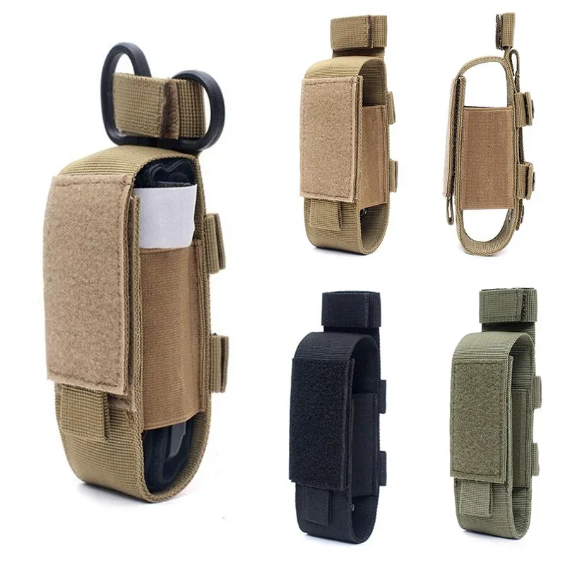 MOLLE Custodia per laccio emostatico in nylon Custodia EDC Cesoie per traumi Borsa di stoccaggio EMT Supporto per torcia Custodia per forbici mediche di emergenza