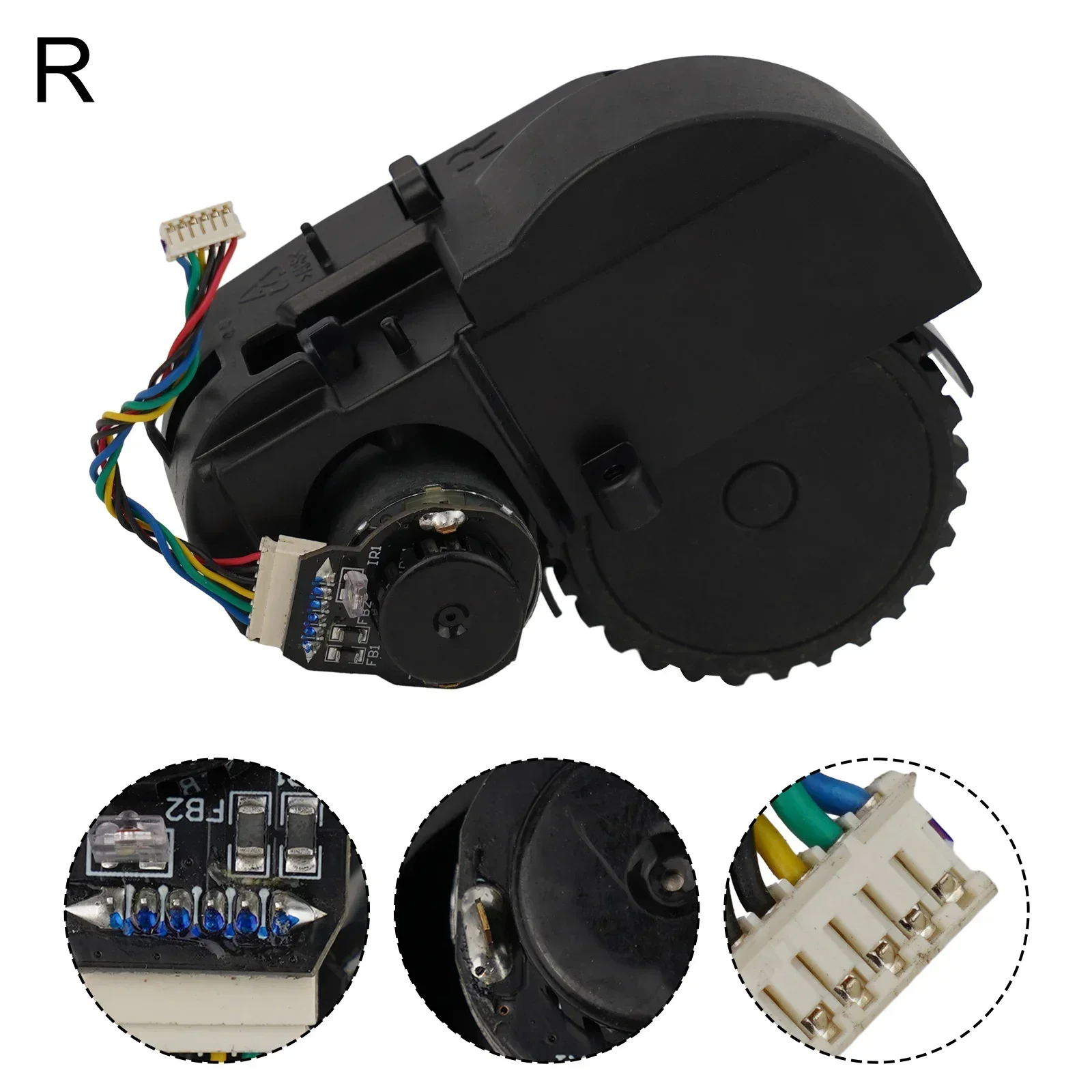 Imagem -04 - Motor da Roda Esquerda Direita para Conga 990 Robô Aspirador de pó Peças Reposição Limpeza Doméstica Acessórios 1pc