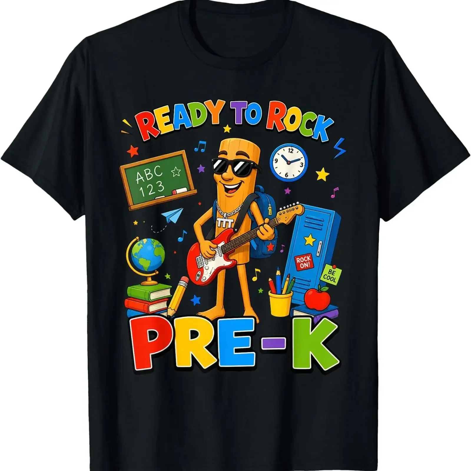 Ready Rock Pre K Tung Sahur Kids Triple T School Meme Shirt vintage Washed graphic Top For Everyday Wear Stretched Slightly