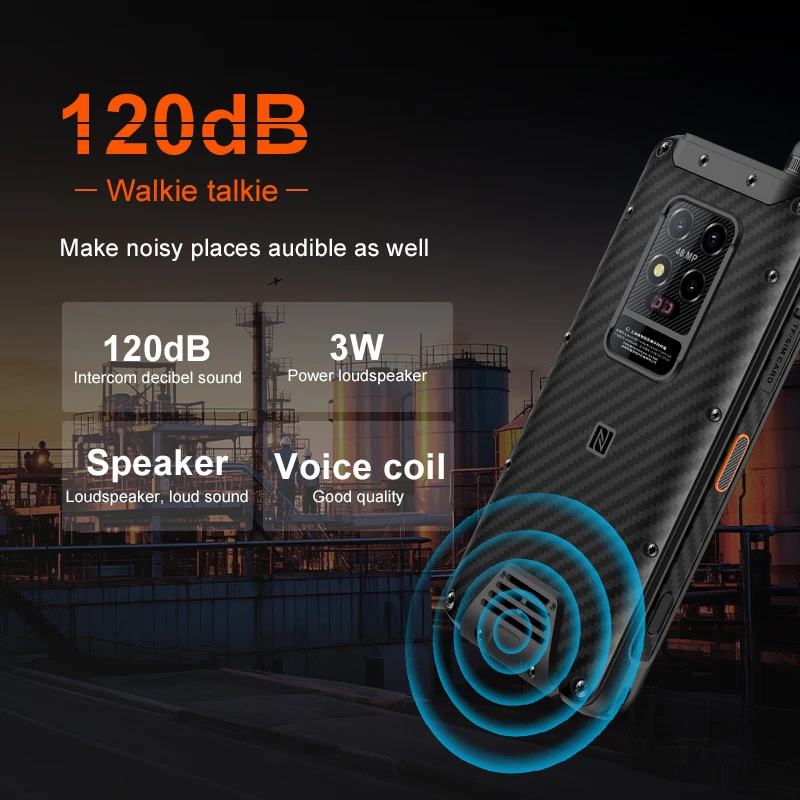 Aoro M7 HD + 720*1440 Android 14 Octa Core 5800mAh VHF & UHF 2W วิทยุ Walkie Talkie Atex DMR Walkie Talkie