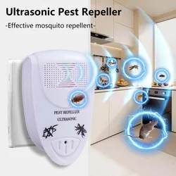 Ultrasonic Mosquito Repellent, Cockroach And Fly Killer, Indoor Anti Mosquito And Anti Rodent Device,US/EU/UK Plug