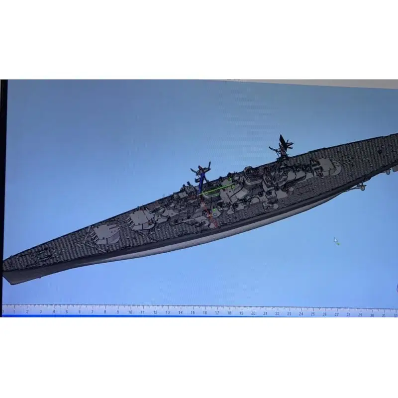 1/700 Stalingrad Soviet Special Premium Tier X Cruiser Model 3D Printed Assembled Toy Model Hobby Ship Warship Toy Hobby