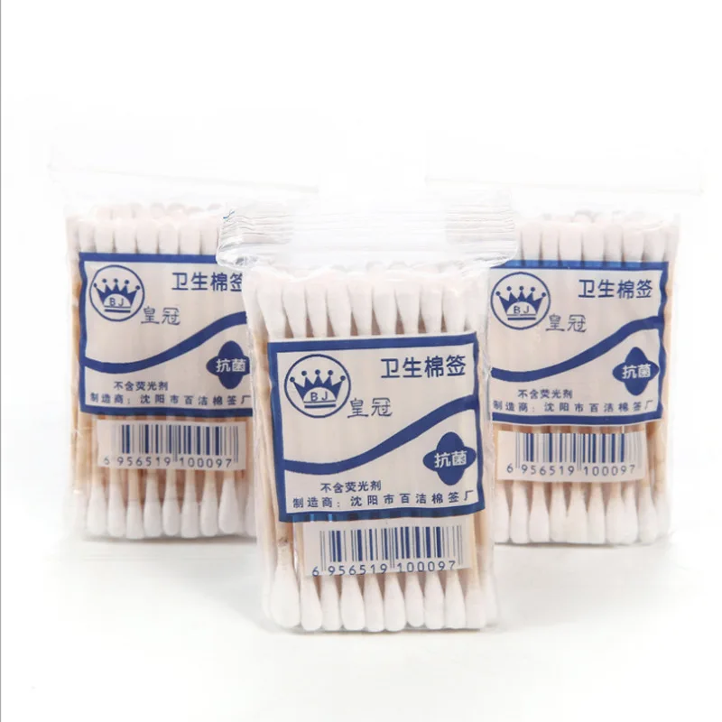 500/1200pcs/ Double Head Cotton Swab Women Makeup Bamboo Cotton Buds Eyeshaow Blending Tool For Salon Beauty Cleaning Tools