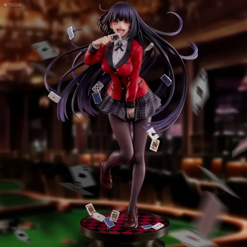 

In Stock 100% Original Union Creative Kakegurui Jabami Yumeko Bishoujo Figure Collectible Anime Model Toy Decoration