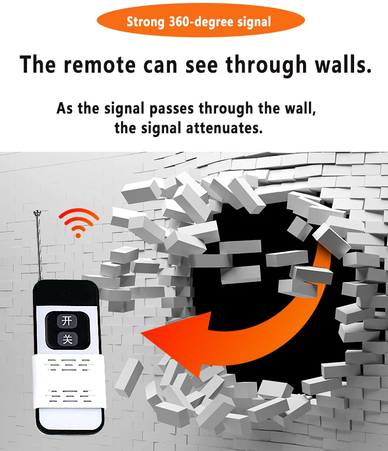 DC12V/24V AC220V Control Panel Switch Remote Control Wireless Controller ZK2LM AC and DC Motor Remote Controller