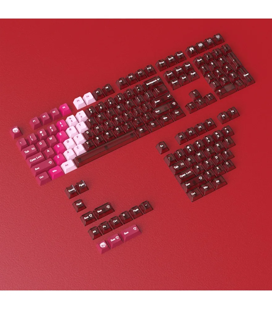 Personalized keycaps Spot keycaps Mechanical keyboards Small full set of 150 keys PBT sublimation PC double color original