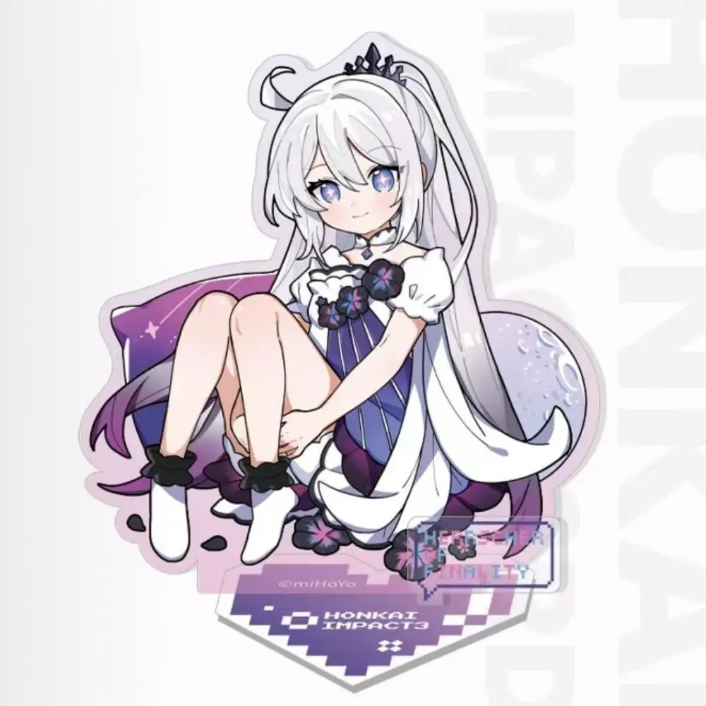 10cm Honkai Impact 3 series acrylic Standing plaque bedroom Desktop decoration children assembly toy game periphery holiday gift