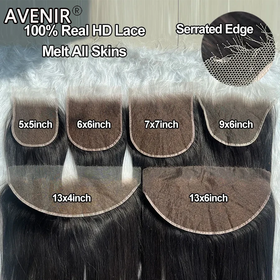 100% echte HD-Spitze Verschluss 5x5 tiefe Trennung HD-Spitze Echthaar verschlüsse glattes Haar vor gezupft Körper Welle HD-Spitze Verschlüsse