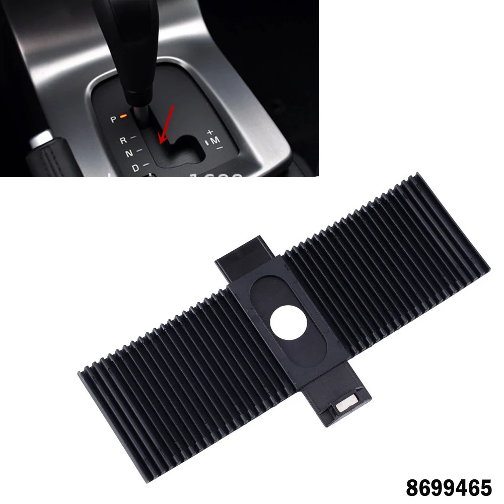 

1pc Transmission Gear Shift Console Blind Cover Black Car Interior Mouldings 8699465 For VOLVO C30 C70 S40 V50 2004-2012
