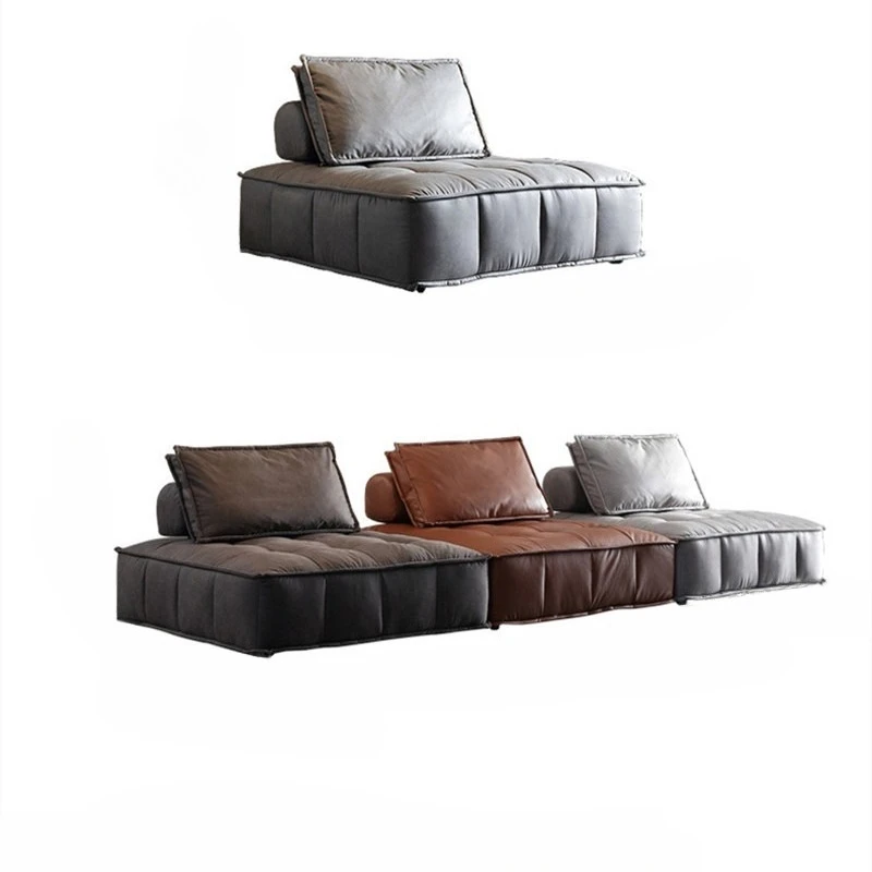 

Square sofa, single combination, Nordic bedroom module Italian living room sofa