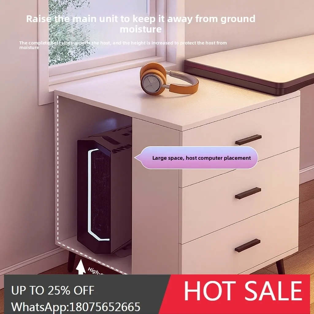 SGF Computer Desk Desktop Home Desk Writing with Drawer Combination