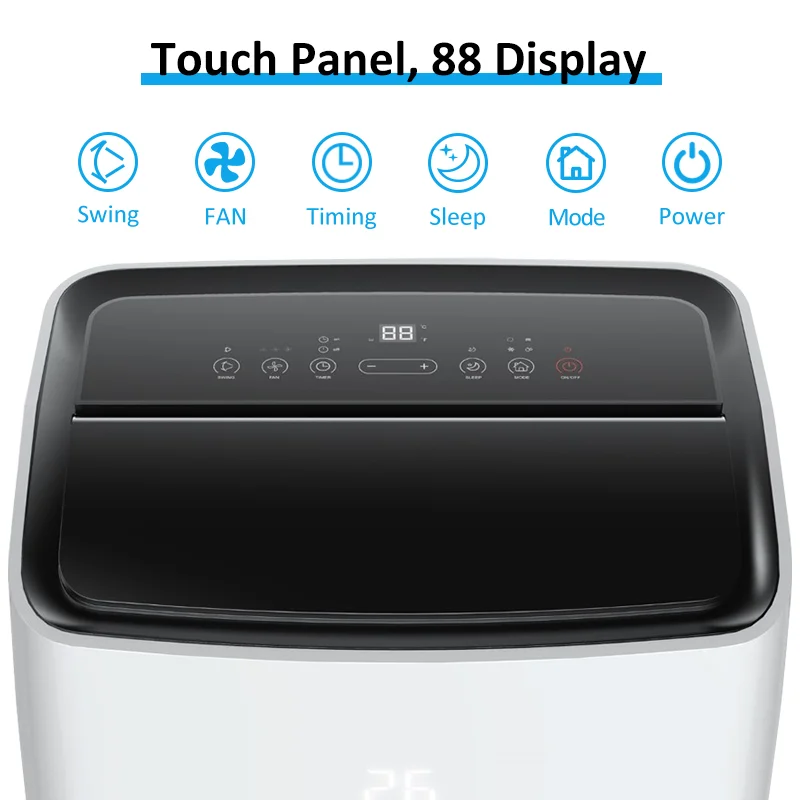 家庭用 UV-C 空気清浄機付きホット販売 14000BTU ポータブル空調 AC ユニット