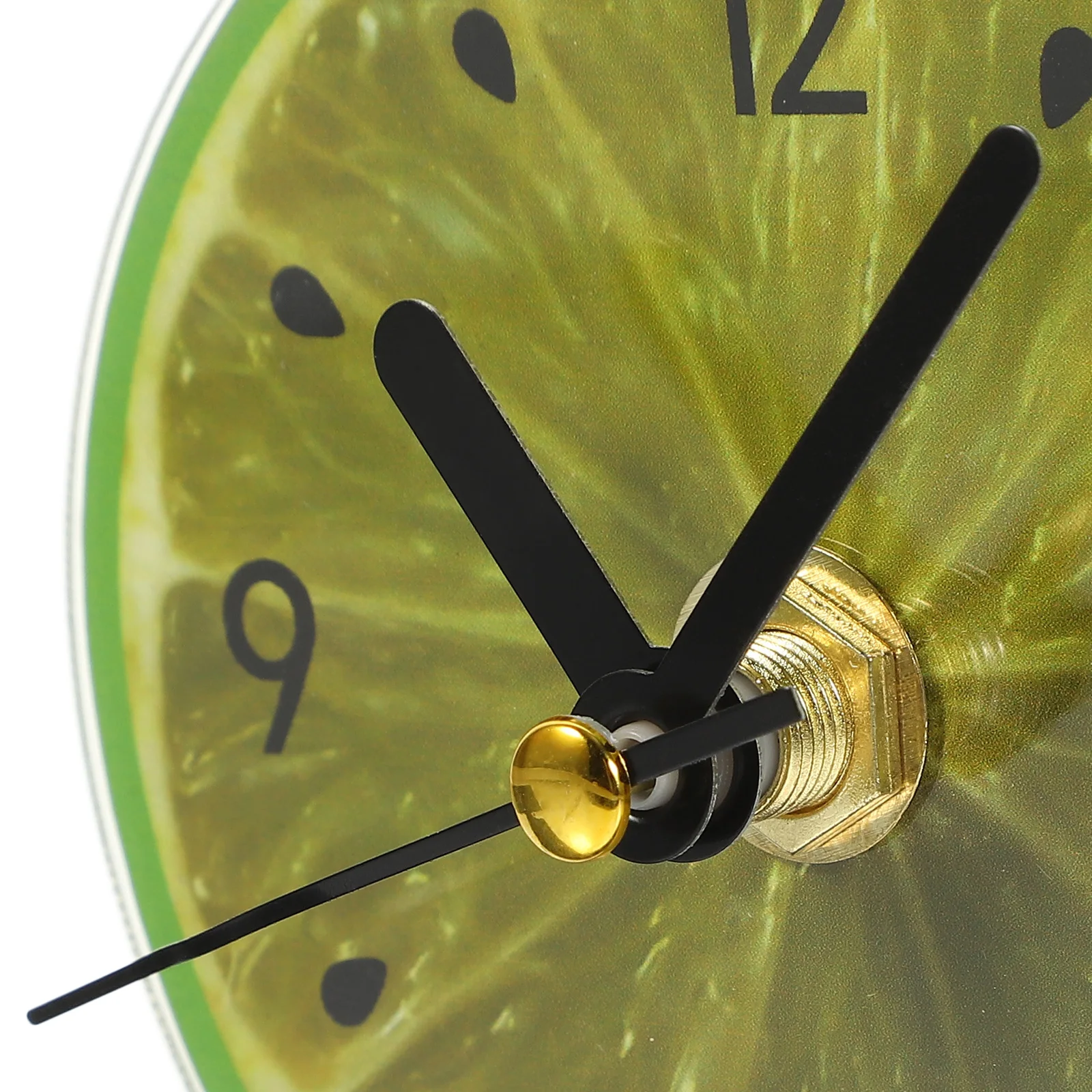 

Colorful Lemon Refrigerator Clock Magnet Creative Fruit Pattern Fridge Sticker Message Holder Powered