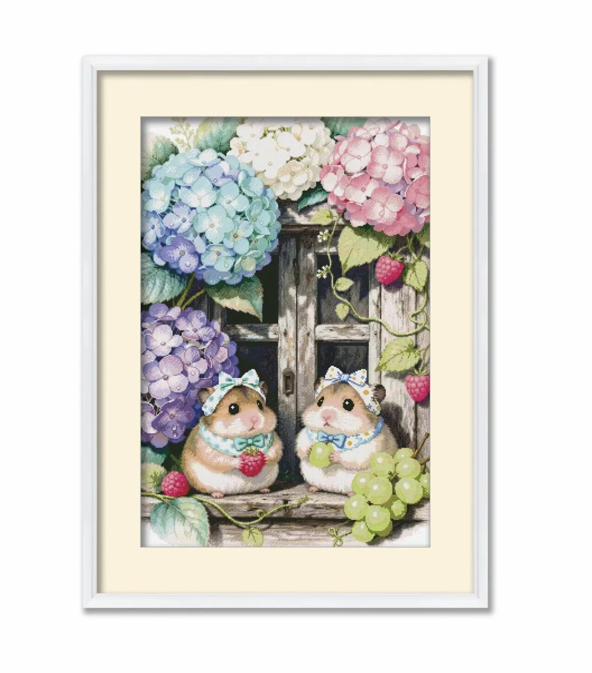 ks-ecological-threads-14ct-11ct-9ct-hamster-printed-kit-cross-stitch-embroidery-diy-needlework-crafts-80-colors