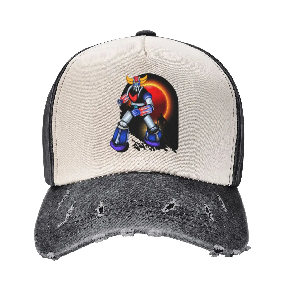 

GOLDORAK RED MOON Baseball Cap Bobble Hat luxury caps Streetwear Men Hats Women's