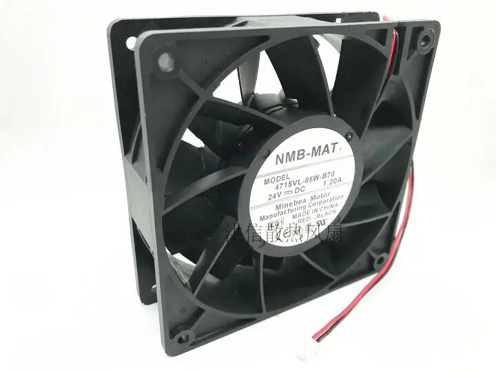 

1PC NMB-MAT 4715VL-05W-B70 DC 24V 1.20A high air volume inverter cooling fan #