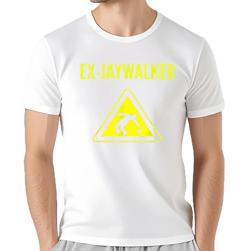 New The Jaywalker Ex- Alcoholic AA NA Sobriety Funny T-Shirt USA Tee Size S-5XL
