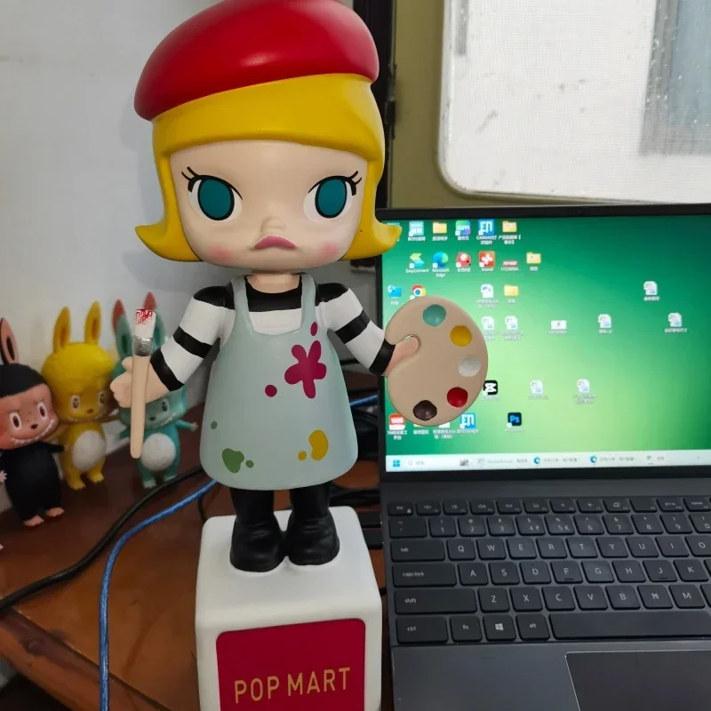 

42 см POP MART Molly Kawaii выбор куклы статуя из смолы фигурка модель орнамент домашний декор аксессуары для комнаты украшение рабочего стола подарки