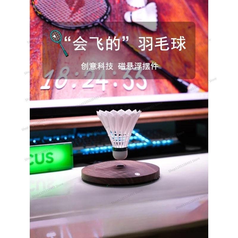 For Maglev Badminton Creative Gifts, Tabletop Ornaments for Girls' Birthday Gifts