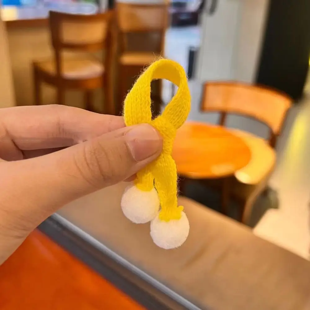 أزياء دمية عيد الميلاد وشاح متعدد الألوان لباس غير رسمي الدب الصغير الأوشحة اليدوية لدمى القطن 10 ~ 15 سنتيمتر