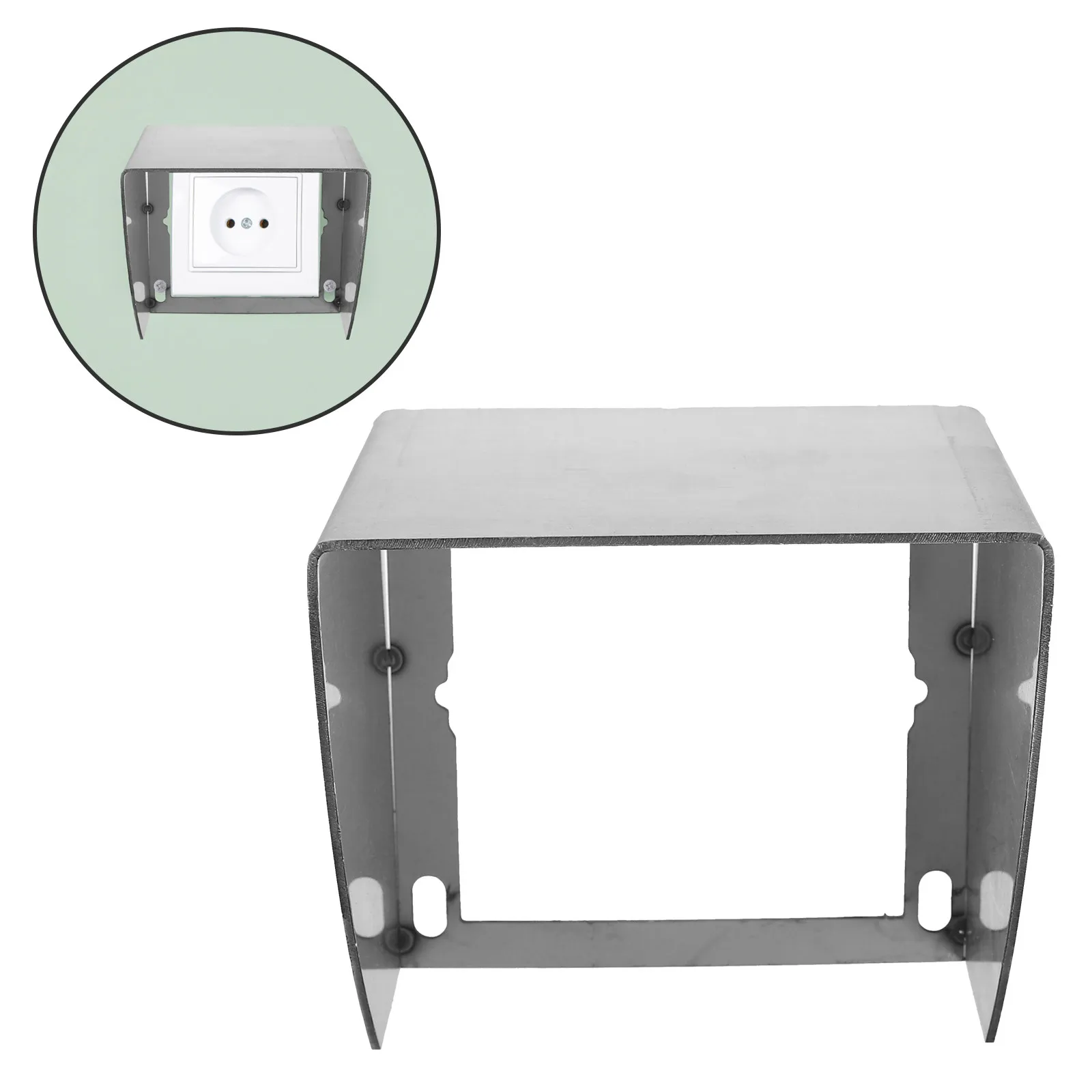 

Премиум-защита для розеток из нержавеющей стали, водонепроницаемая, для наружного и внутреннего использования, устойчивая к ржавчине и повреждениям в условиях влажности или неблагоприятных условий.