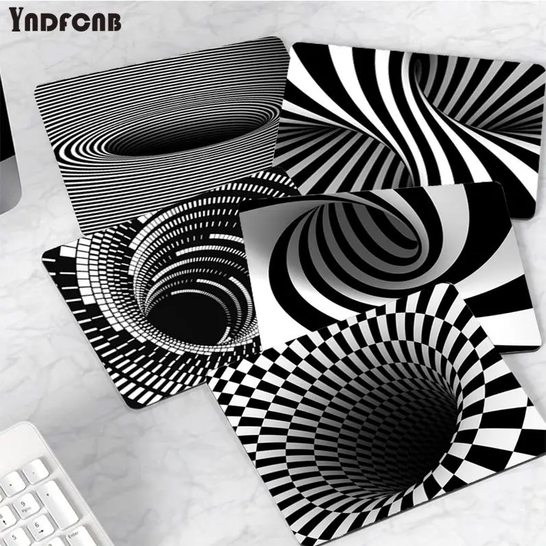 Illusion Backgrounds 25x29cm Small Table Mat Student Mousepad Computer Keyboard Pad Games Pad Desk Mat For PC Mouse Carpet