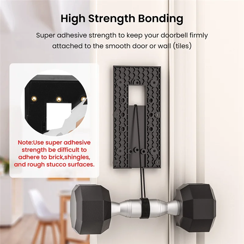 

Крепление для видео дверного звонка A26F для видеодверного звонка 3/3 Plus/4, дверной звонок с аккумулятором Plus/Pro, дверной звонок с аккумулятором (выпуск 2024 г.)