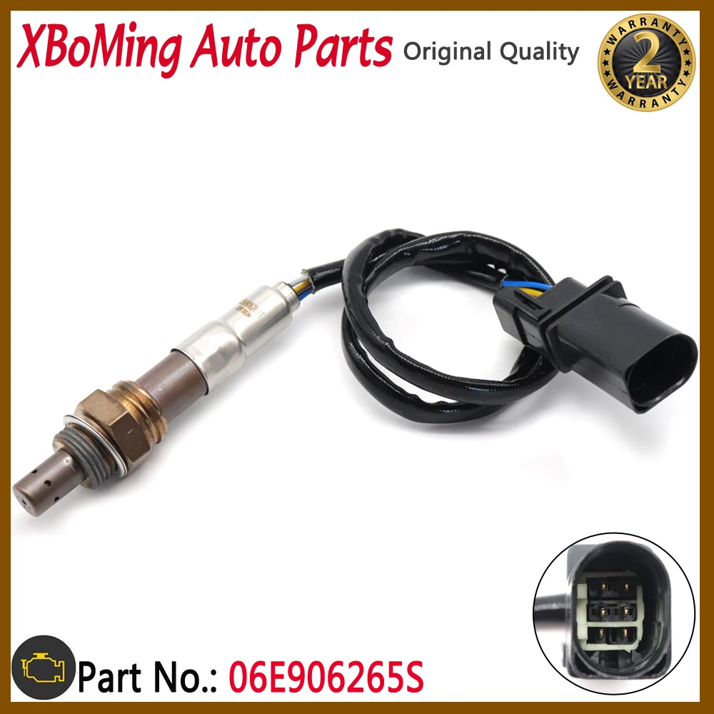 06E906265S Sensor Oxygen O2 5 Wire Air Fuel Ratio Lambda Sensor For Audi A4 A5 A6 A7 Q5 S4 S5 3.2L 3.0L 06E906265F SU11330