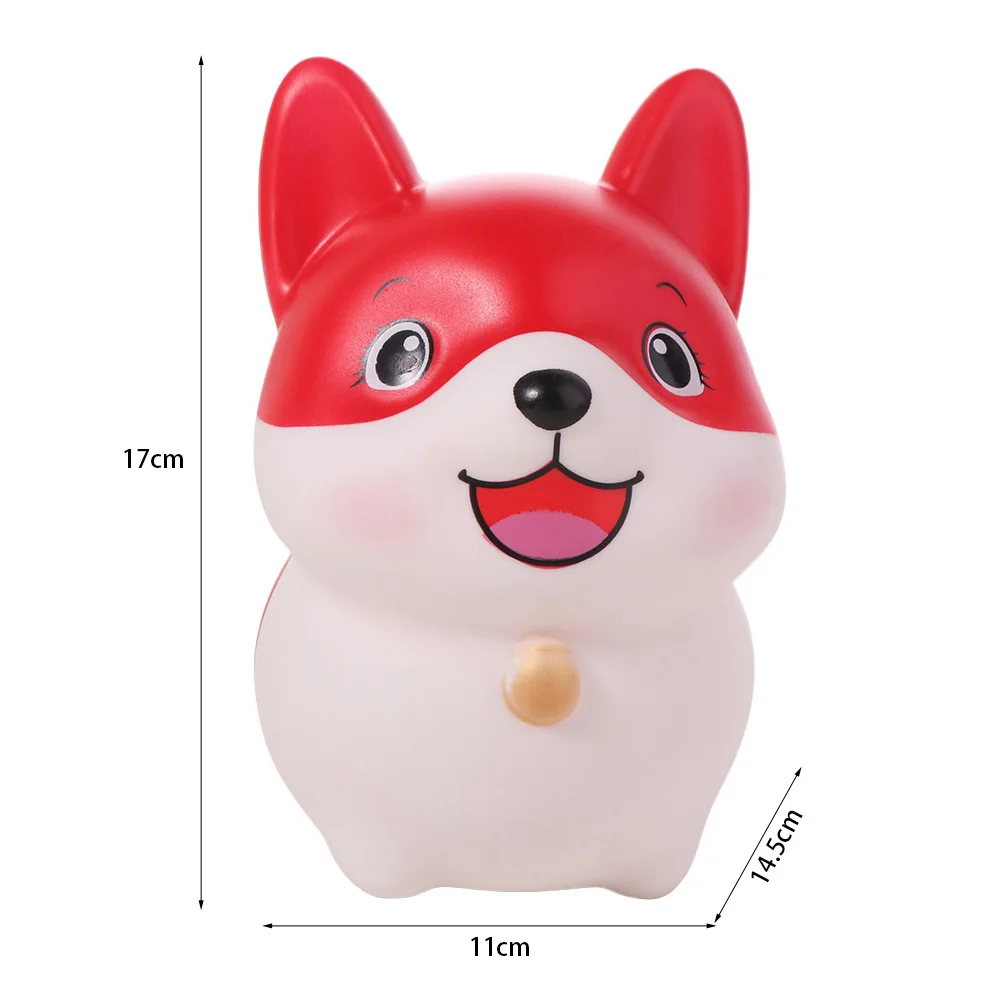 Corgi chien dessin animé tirelire prévention des chutes décoratif enfant tirelire dessin animé à collectionner enfant pièces de monnaie cadeau de maison Festive