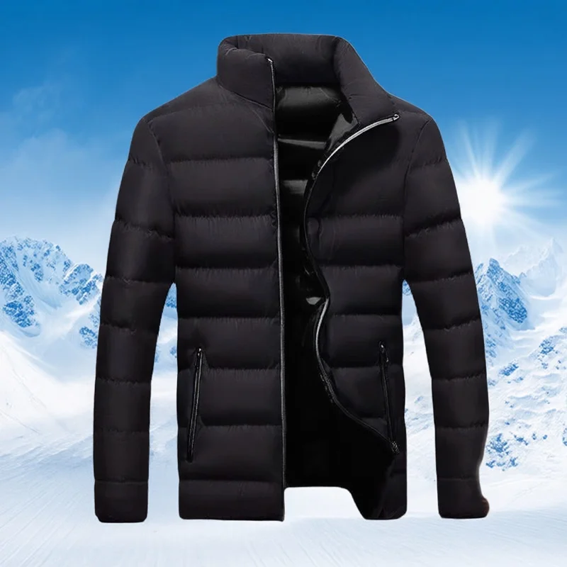 

Мужская утепленная хлопковая куртка укороченного фасона, осенне-зимняя, новая модная корейская версия, приталенная, повседневная, универсальная верхняя одежда/рубашка