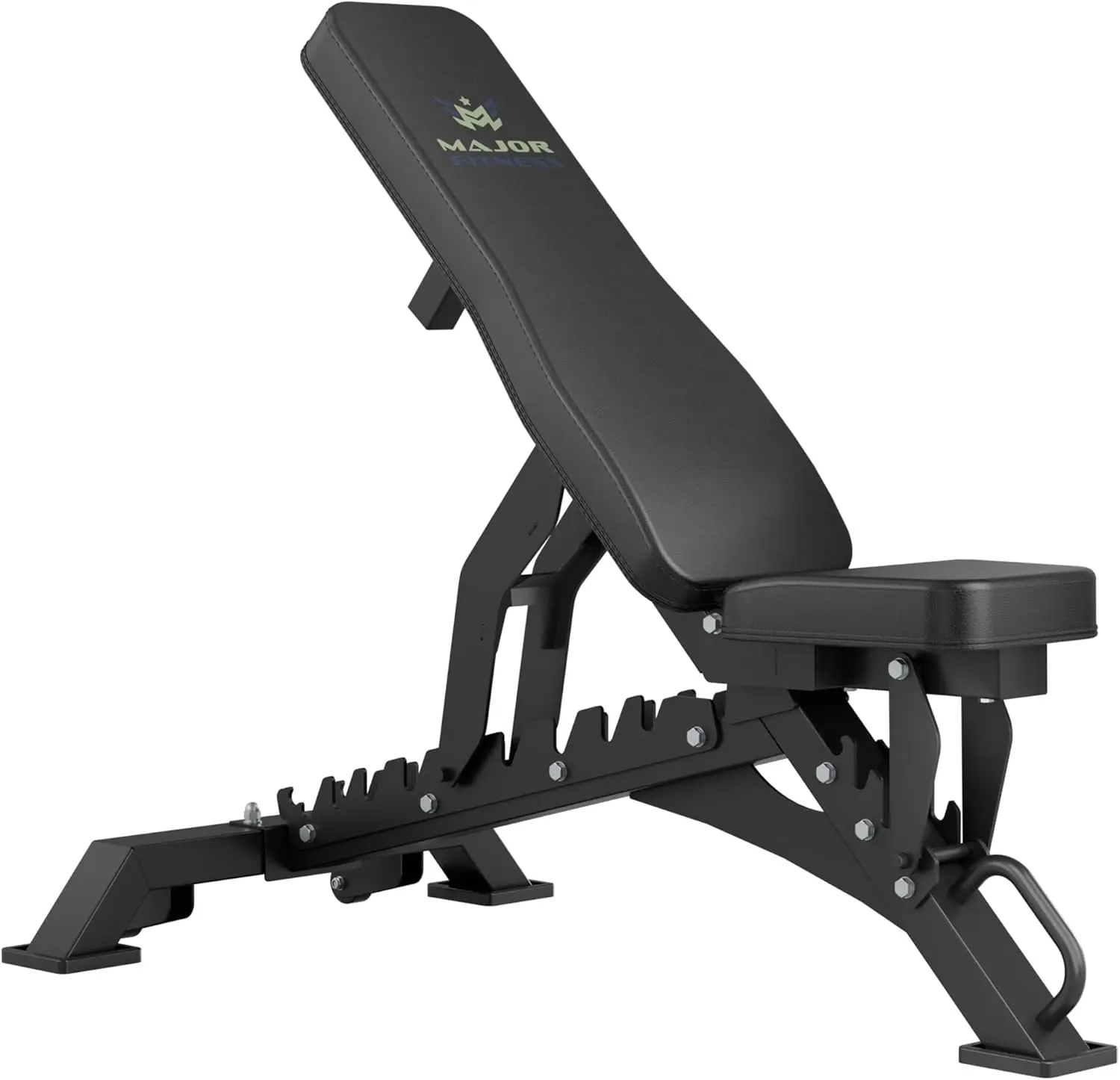 MAJOR FITNESS Weight Bench, 1300LBS Capacity, 36 Adjustable Positions Strength Training Bench for Home Gym