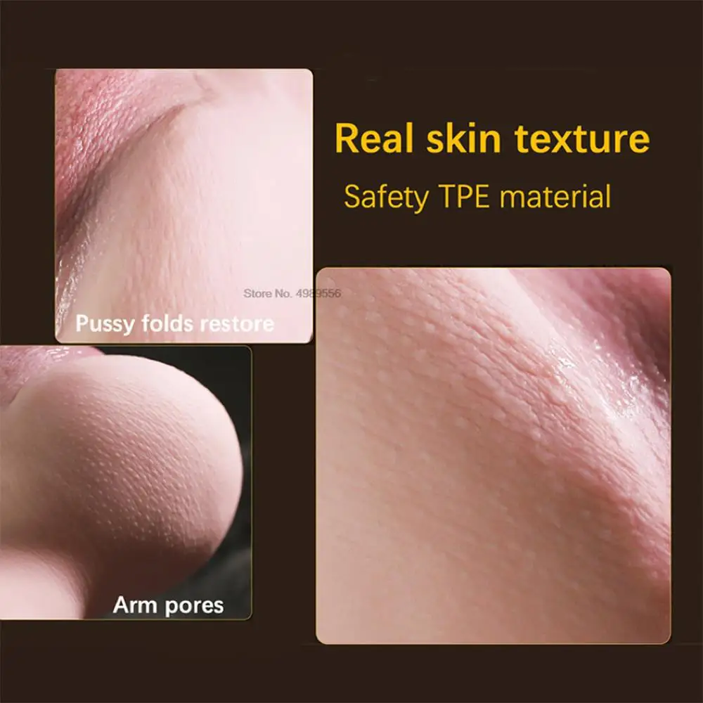 Artificial Vagina Pink Vaginal Dolls Pussy Anus Sucking Penis Deep Throat Male Masturbator Pocket Pussy for Men Adult supplies - Image 6