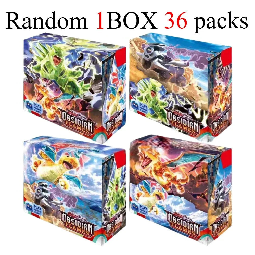 neues Modell Englisch 36er Packungen Pokémon TCG: Scarlet & Violet Etsncelles Evoving Skies 151 BATTLE Flames Booster Box Battle Card