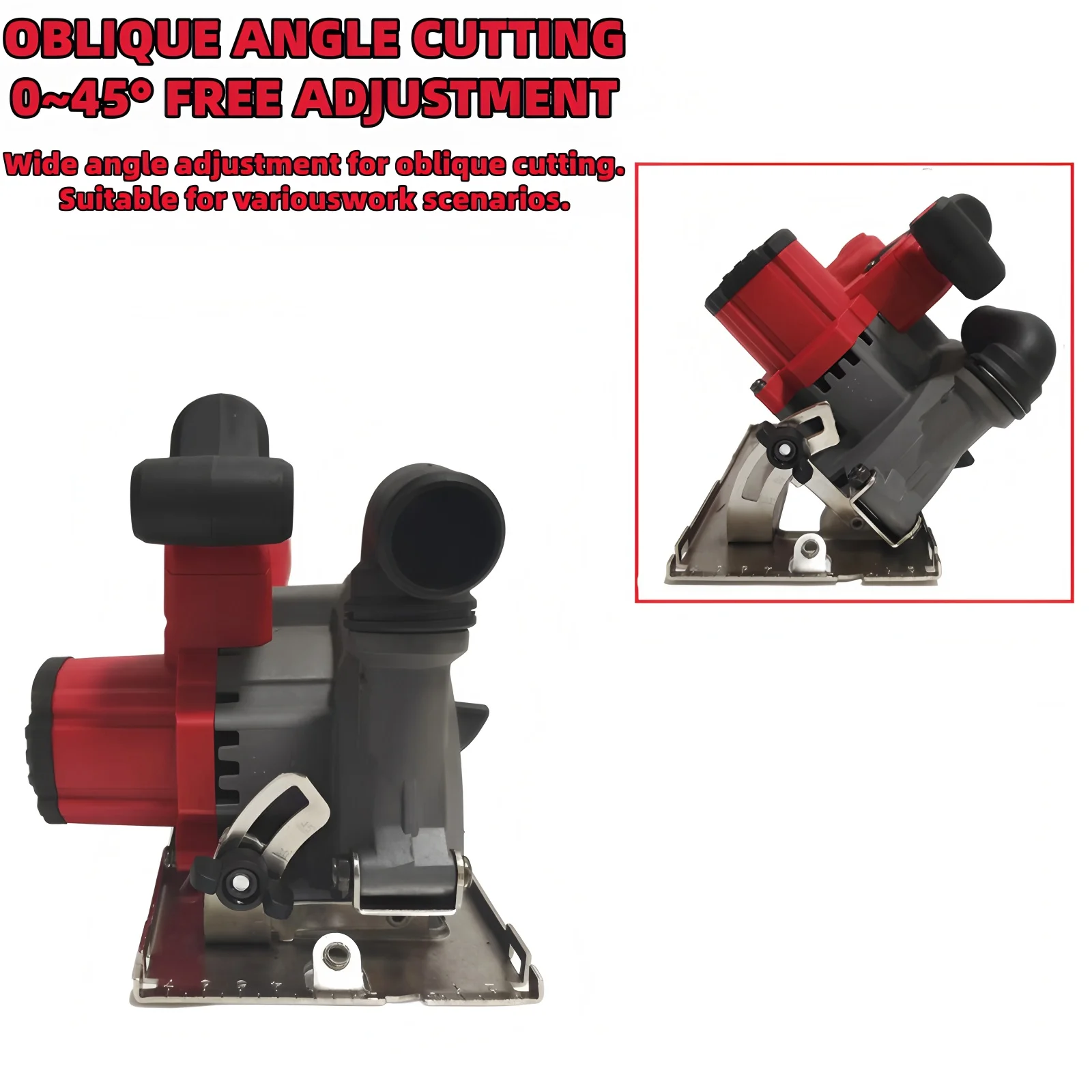 Fit Milwaukee 18V Battery 150MM Brushless Electric Circular Saw Cordless High Power Cutting Handheld Woodworking Saw Power Tools