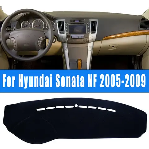 Voor Hyundai Sonata NF 2005-2009 Auto Dashboard Mat Dash Cover Centrale Controle Pad Custom Antislip Cape Zonnescherm accessoires 2008