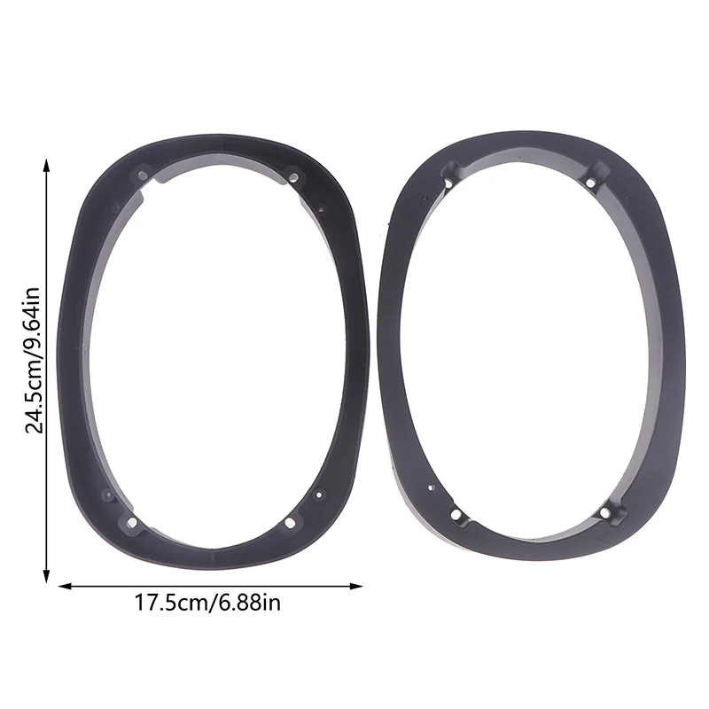 6x9 Inch Universal Car Coaxial Speaker Mount; Subwoofer Base Bracket Adapter, Sold in Pairs
