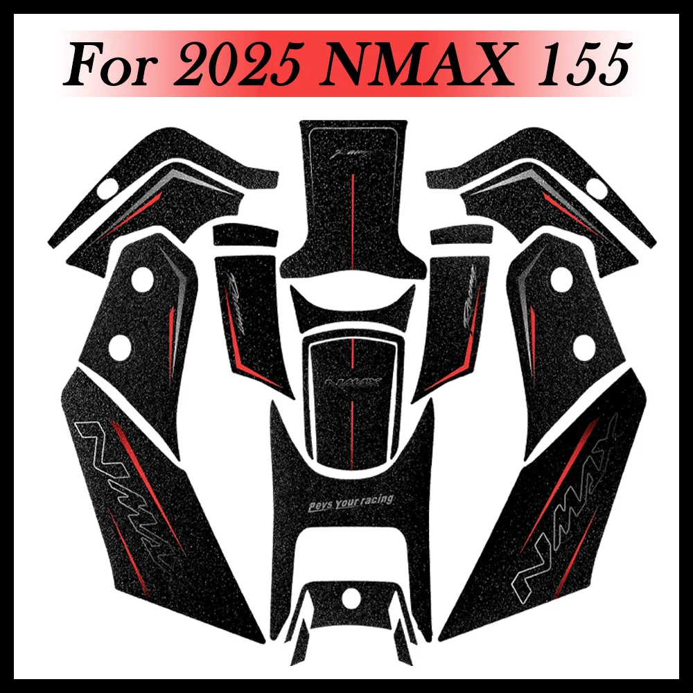 For NMAX Nmax 155 NMAX155 2025 Motorcycle Fuel Tank Stickers Frosted Anti-slip Moto Body Oil Tank Modification Accessories Decal
