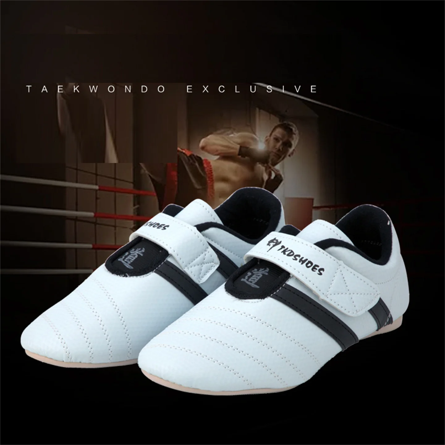 Taekwondo Shoes With Cow Tendon Soles Are Wear-Resistant Breathable Suitable For Adult Children\'s Martial Arts Shoe Training In